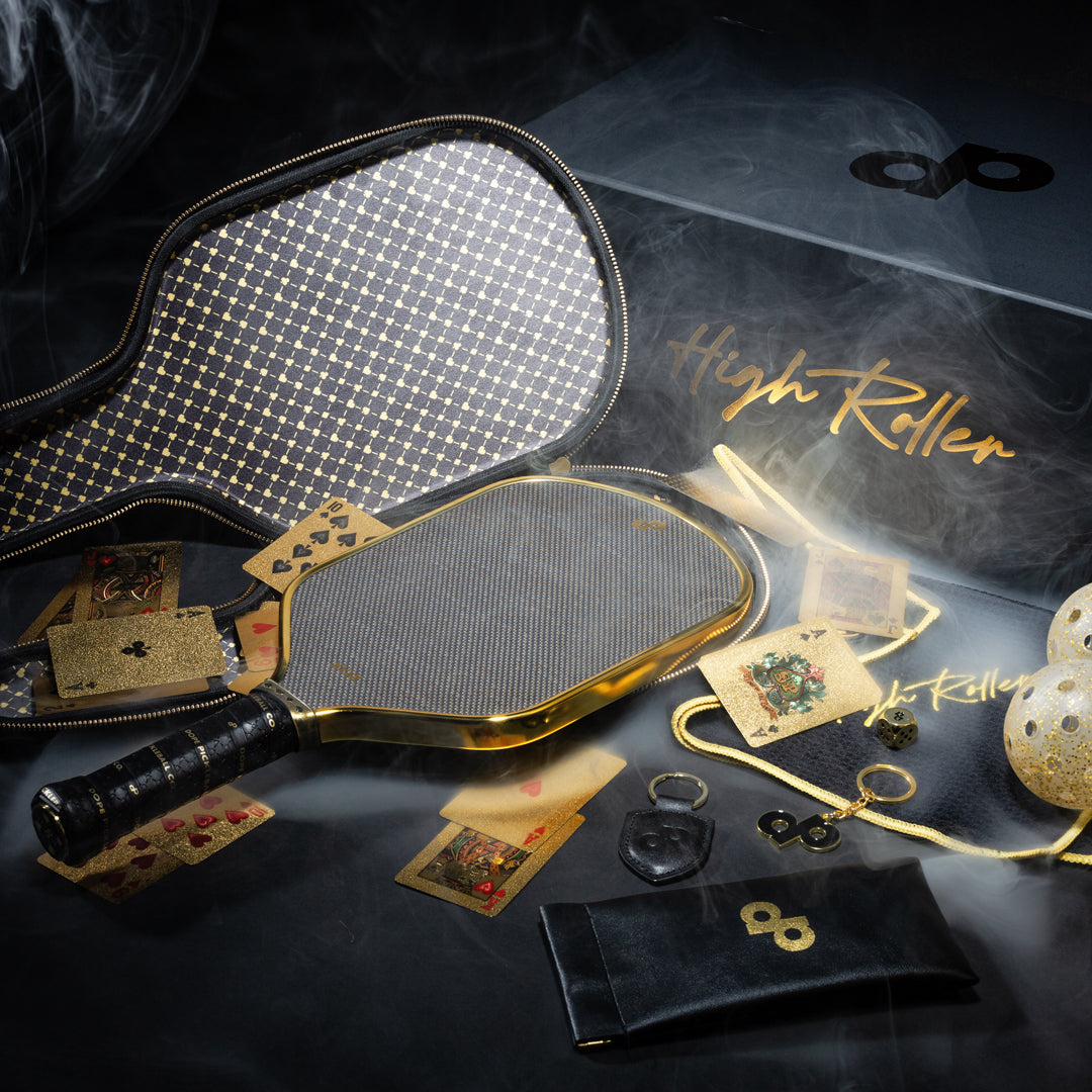 Exact photograph of the active High Roller Pickleball Club Bundle