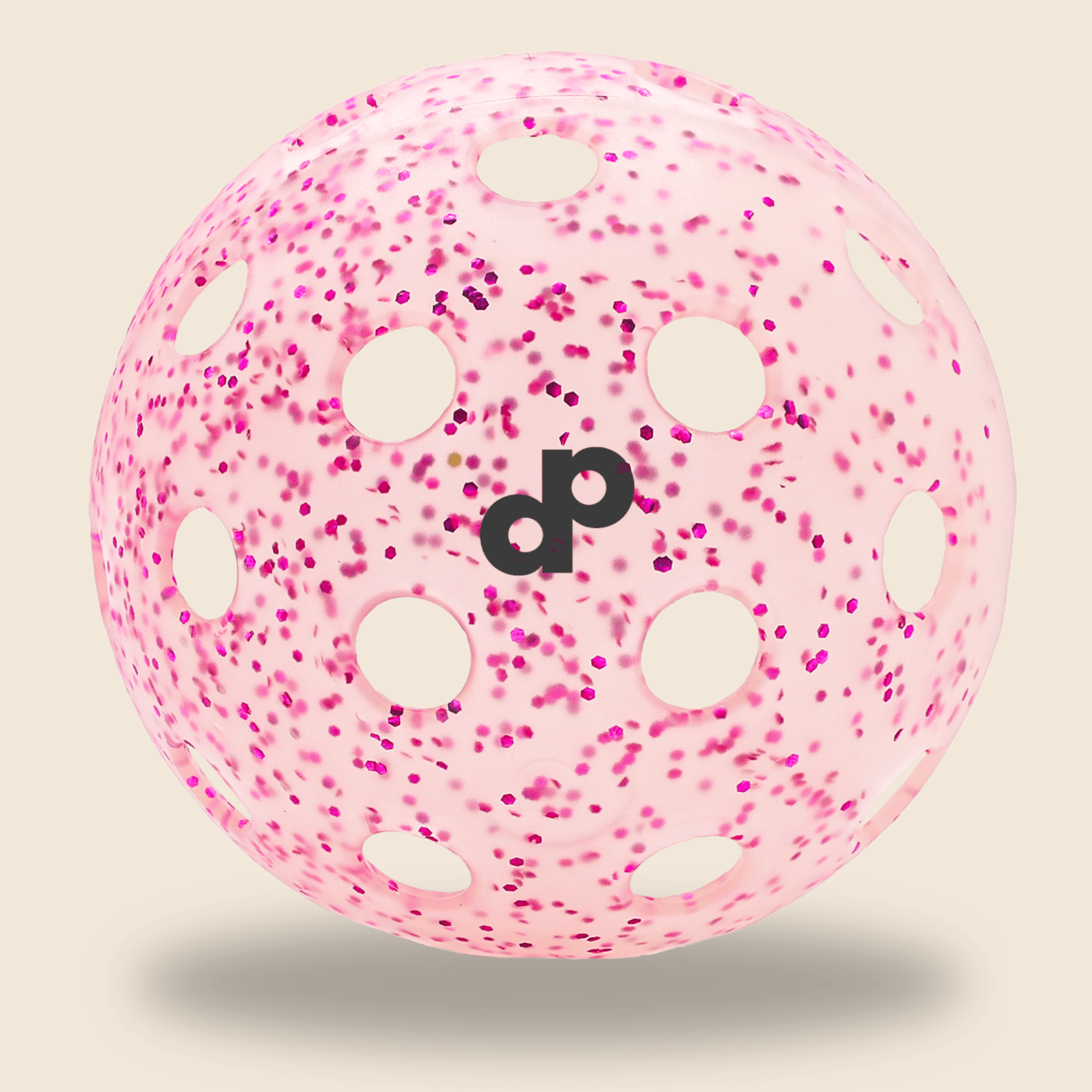 Glitter-Infused Pickleball Ball - Patent-Pending Outdoor Design | DPG-40X