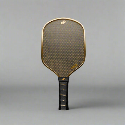 High Roller Pickleball Paddle, 3k Carbon Fiber, Chrome Gold, Luxury Professional, Top Rated 2025, USA, Dope Pickleball Co.