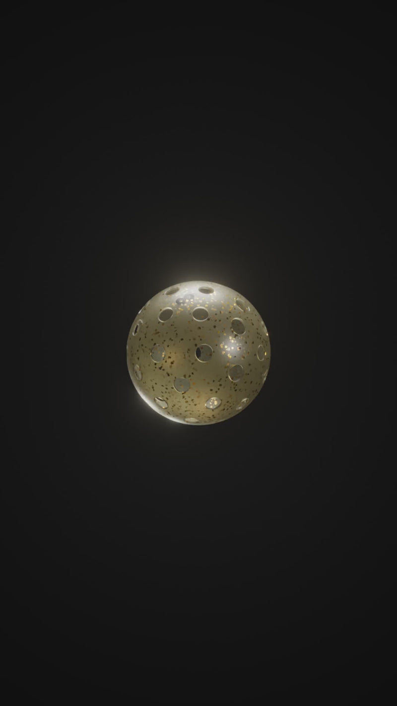 High Roller Metallic Chrome Gold Pickleball Paddle
